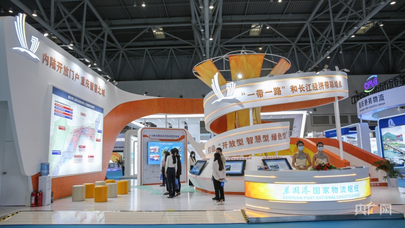 果园港国家物流枢纽展厅 (央广网发 果园港供图)