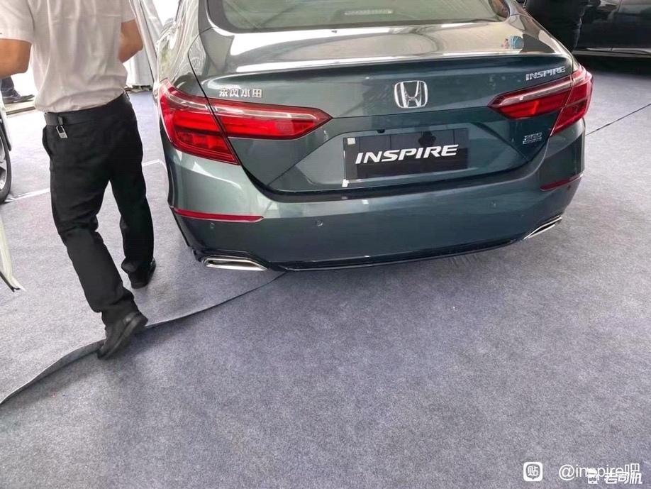 或将于近日公布中文车名 新款东风本田inspire实车谍照曝光