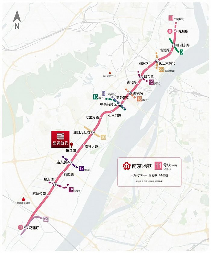 江北11号线最新线路图图片