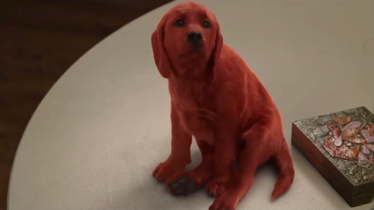 派拉蒙又一新片来了!大红狗高达3米似大楼,卖萌眼神惹人心疼