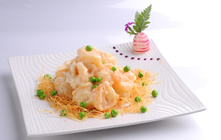 创意美味沙拉虾球鲜美香甜颗颗紧实一口爆浆超好吃