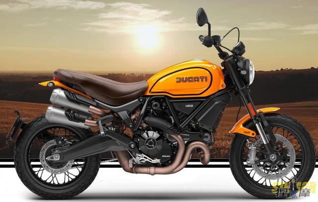 50周年纪念70年代风格的复古摩托scramblerducati1100tributepro