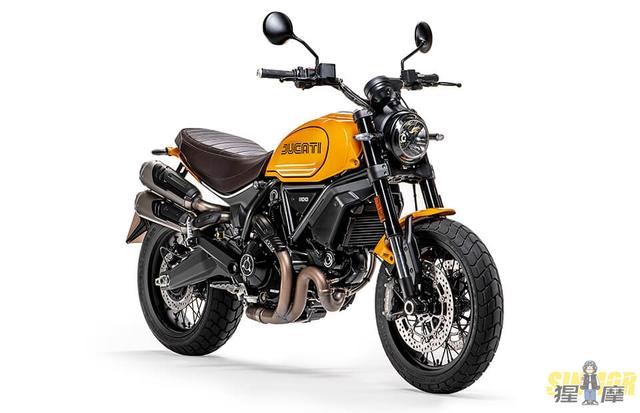 50周年纪念70年代风格的复古摩托scramblerducati1100tributepro
