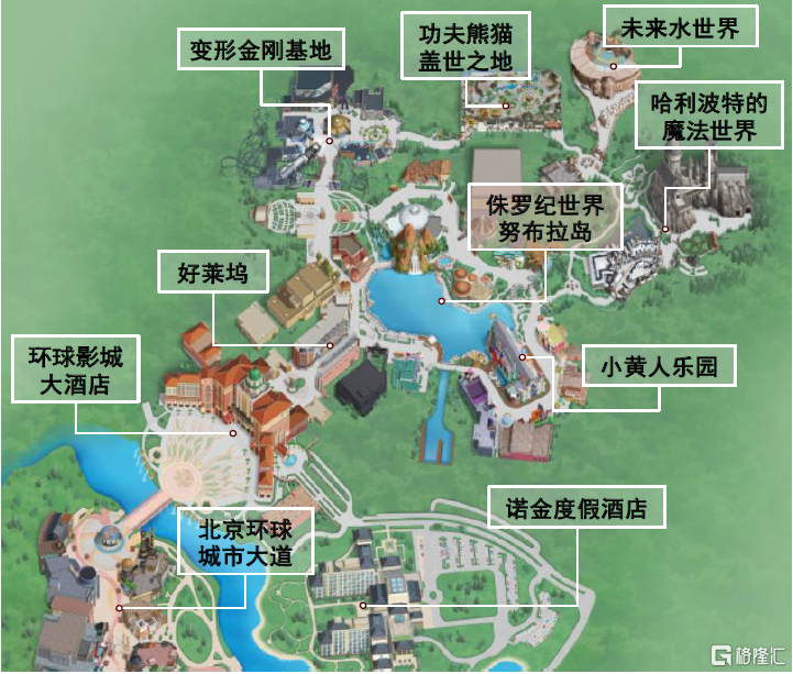 北京环球度假区有多大图片