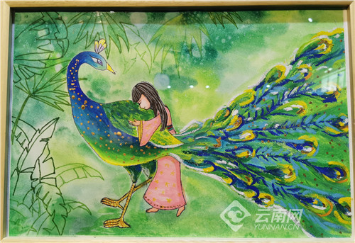 云南生物多样性插画图片