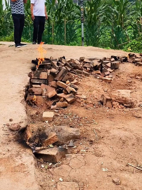 网友投稿,重庆长寿东门村被称为地火村