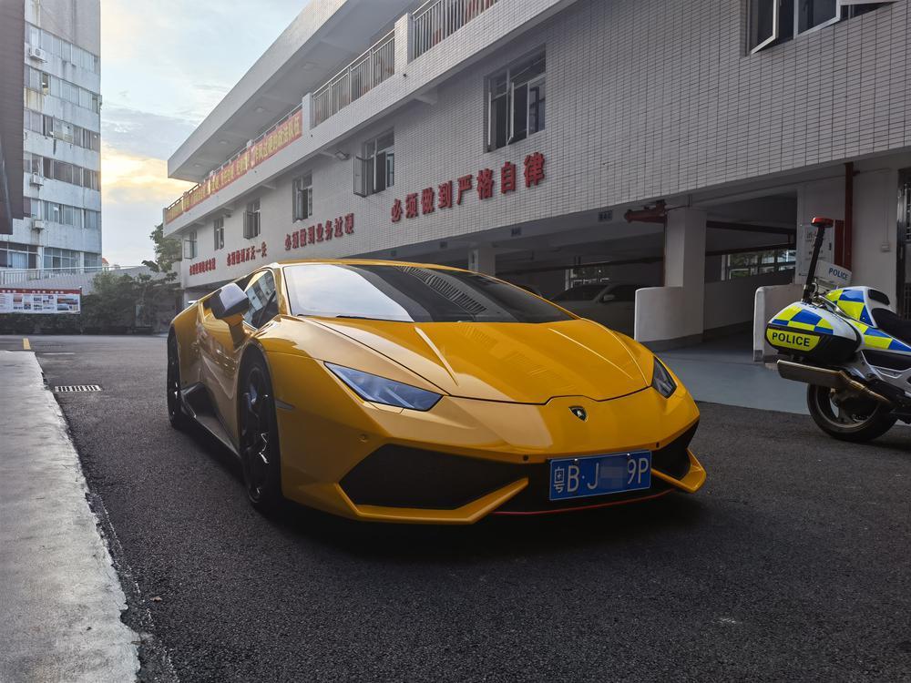 改装兰博基尼跑车夜间来珠海炸街扰民频发抖音被市民举报