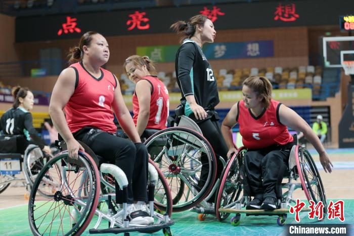 第十一届残运会轮椅篮球女子组半决赛北京队晋级