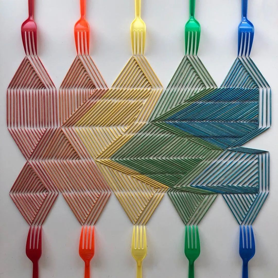 拯救"强迫症",这些排列整齐的图案,让人看完浑身舒爽|希尔曼|强迫症