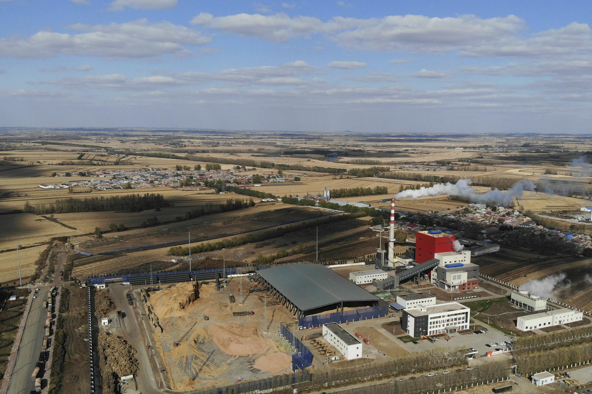 生物质发电厂变"废"为电|生物质发电|张涛|无人机_新浪新闻