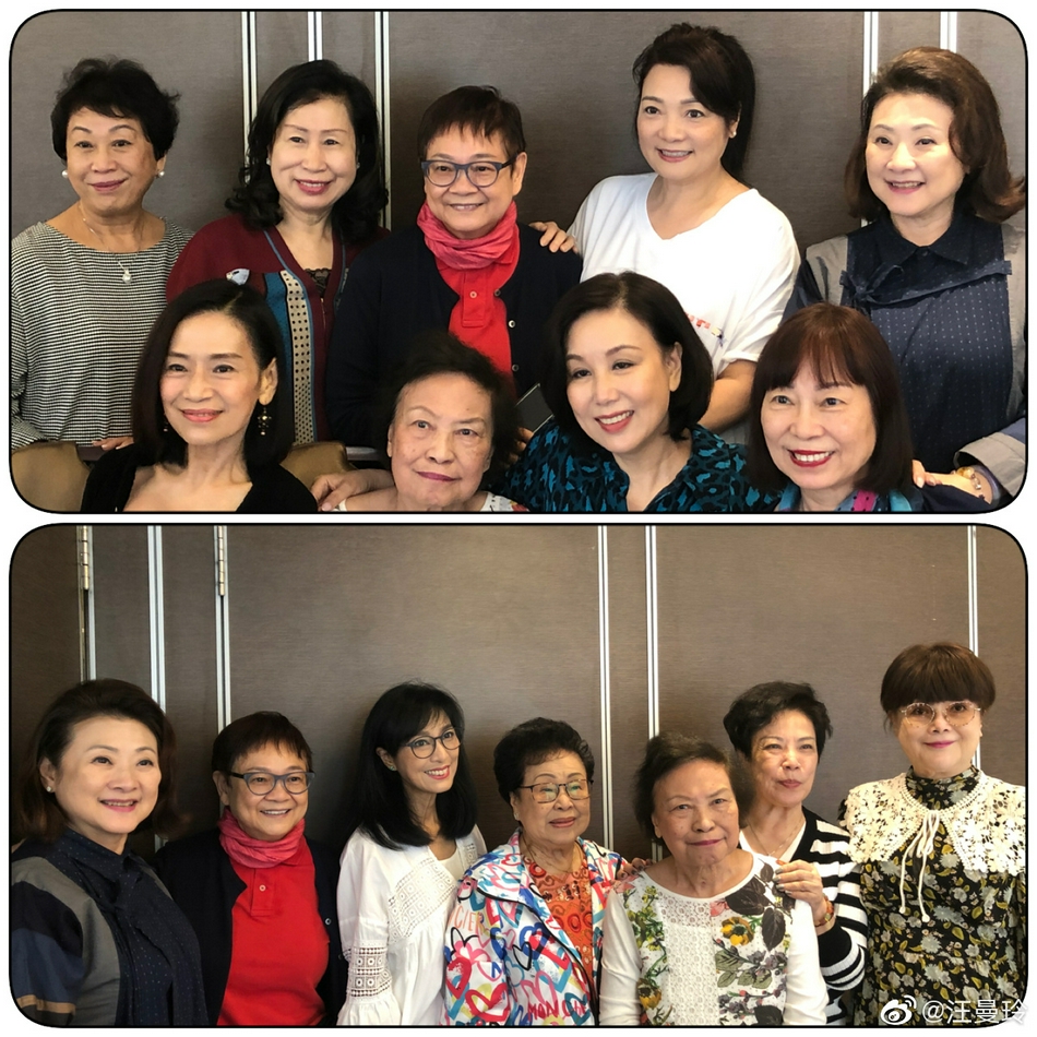 汪曼玲晒老友聚会照米雪鲍起静等tvb资深女星入镜