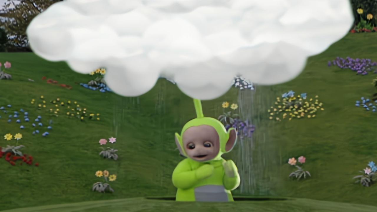 天线宝宝1:小喇叭的故事是真的!云朵飘在屋顶上,把丁丁下湿了