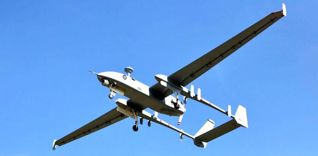 ▲资料图片：“苍鹭”中空长航时无人机资料图。（印度国防部官网）