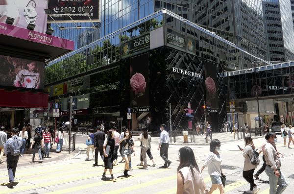 香港尖沙咀街景。（新华社记者 王申 摄）