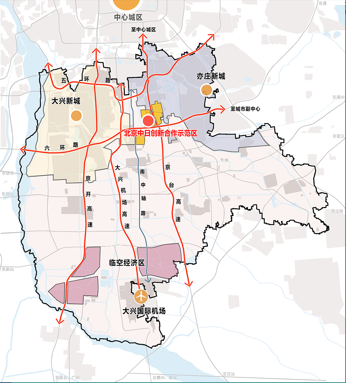 详细规划草案公示大兴西红门将建北京中日创新合作示范区
