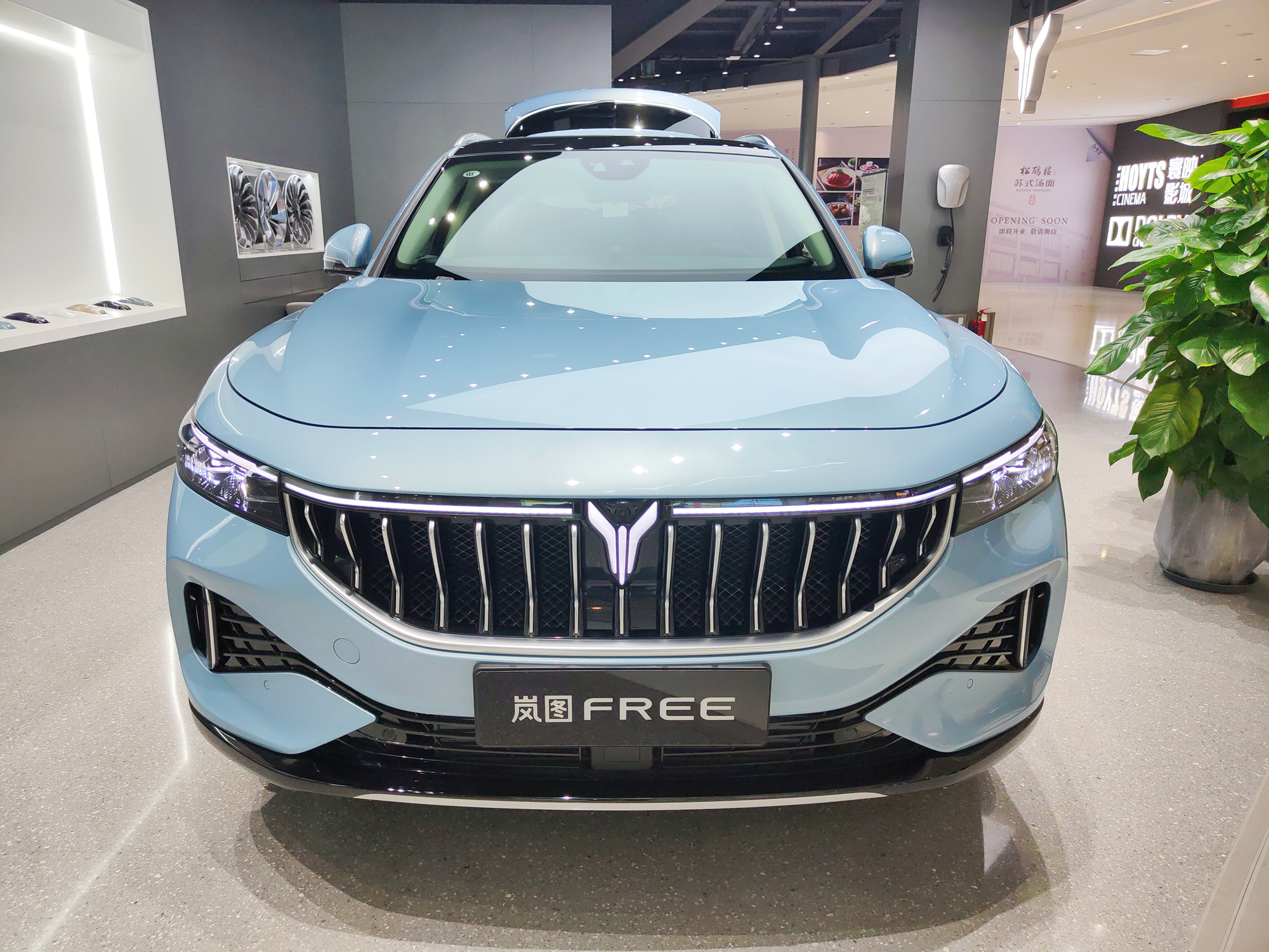 实拍岚图free纯电会照顾人动力猛的30万大块头