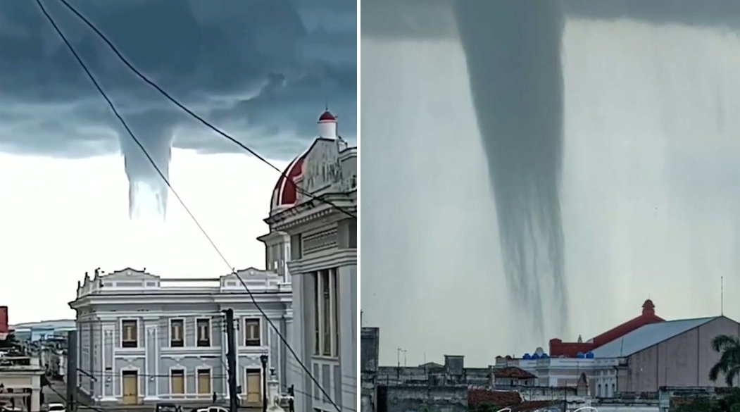 古巴:出现诡异龙卷风,场面像"外星人入侵"