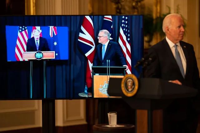 美英澳宣布建立三边安全伙伴关系 图源：人民视觉