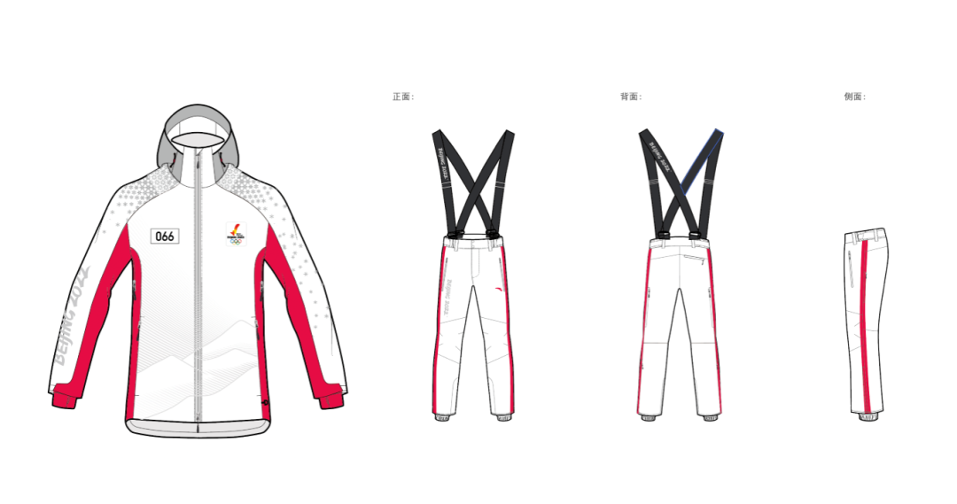 ▲北京2022年冬奥会火炬手服装设计。