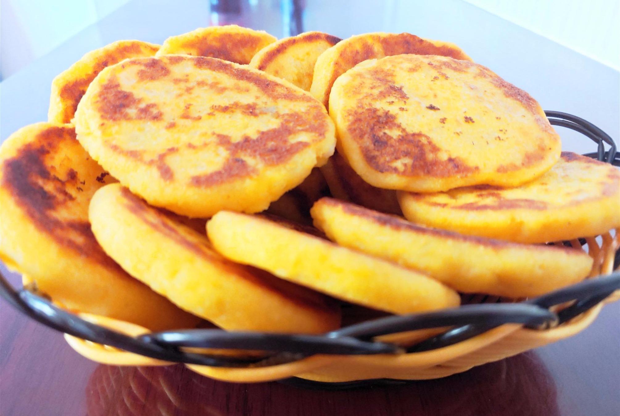 美味的山药玉米饼