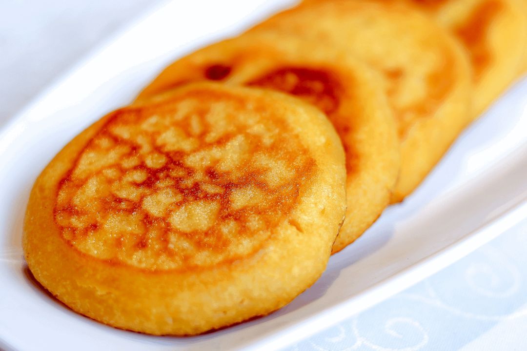 美味的山药玉米饼