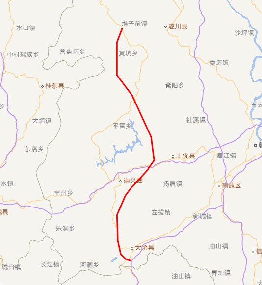 好消息遂川至大余高速公路批复了