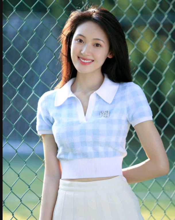 不过,参加活动的刘玮婷就有点"生人勿进"的大美女气质了,高贵冷艳