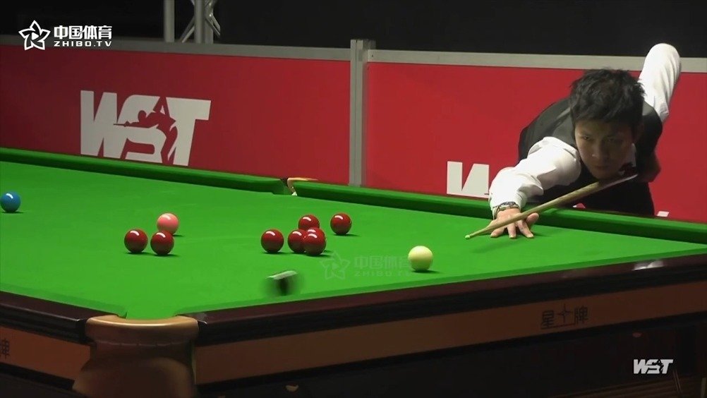 来看看塔猜亚的147如何完成!(星牌台球桌的第102杆147)