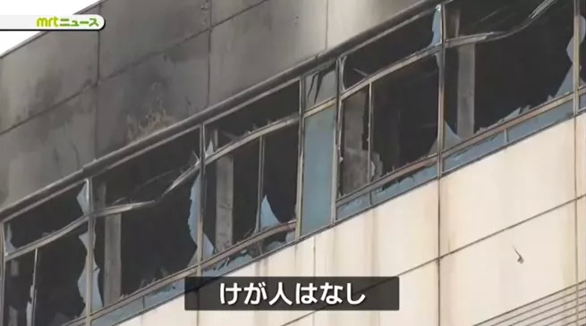 AKM晶圆工厂火灾造成部分墙体与屋顶倒塌