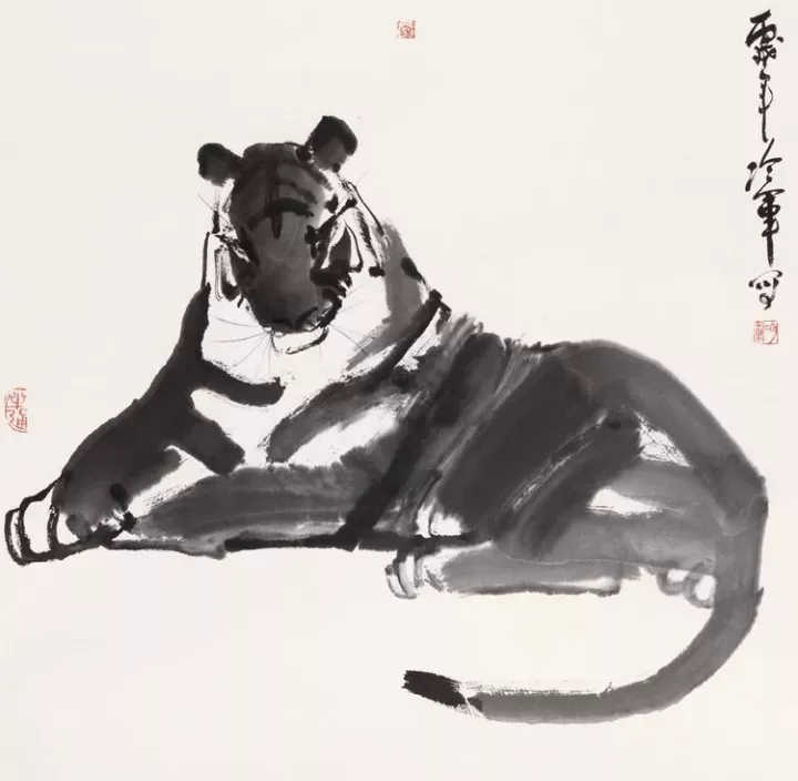 鉴赏冷军罕见国画作品欣赏