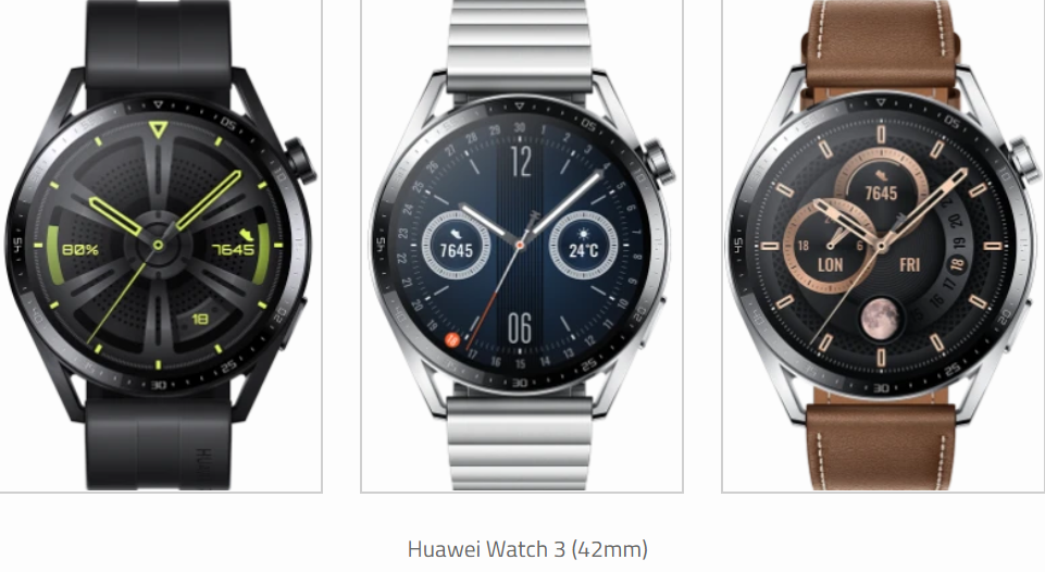 华为 watch gt 3 手表是之前发布