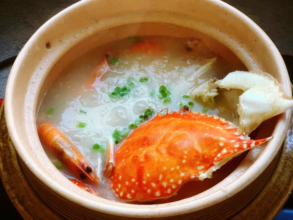 教你做海鲜螃蟹粥营养丰富暖心养胃好喝还补钙