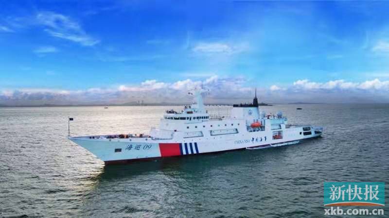 我国首艘万吨级海事巡逻船在广州列编休闲区蓝鸢梦想 - Www.slyday.coM