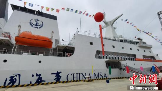 中国首艘万吨级海事巡逻船“海巡09”轮列编休闲区蓝鸢梦想 - Www.slyday.coM