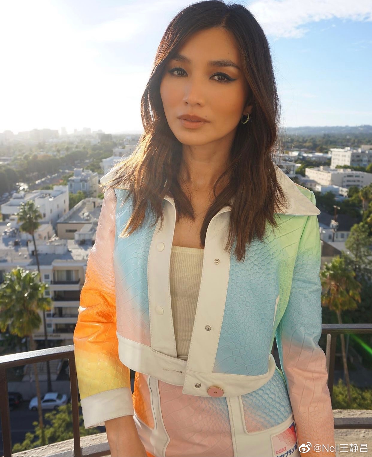 gemmachan出席永恒族洛杉矶媒体日的三天