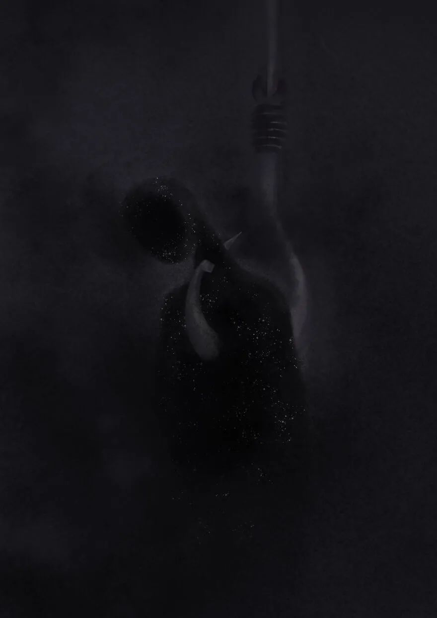 独特的绘画风格,让人感到绝望和压抑|绘画|艺术家|孤独感_新浪新闻