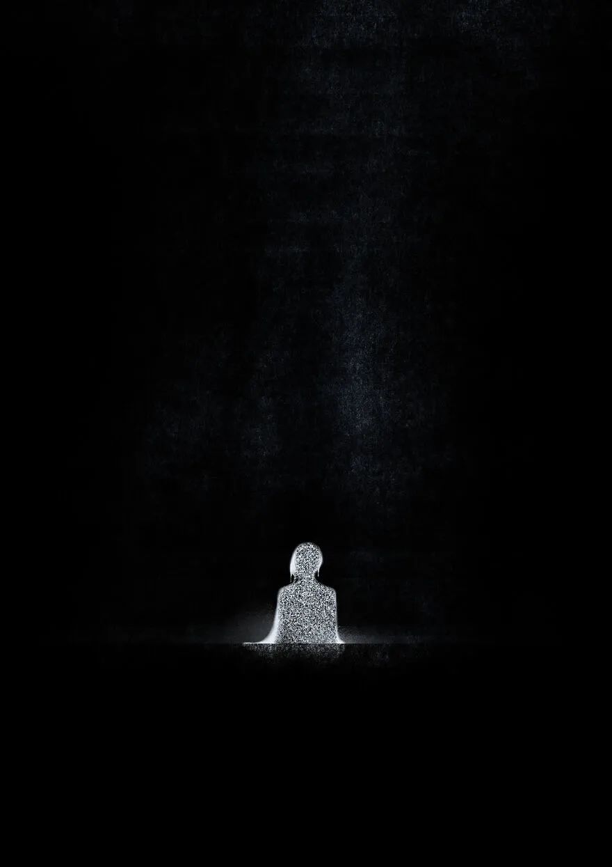 他将孤独形象化了67,独特的绘画风格,让人感到绝望和压抑|绘画|艺术