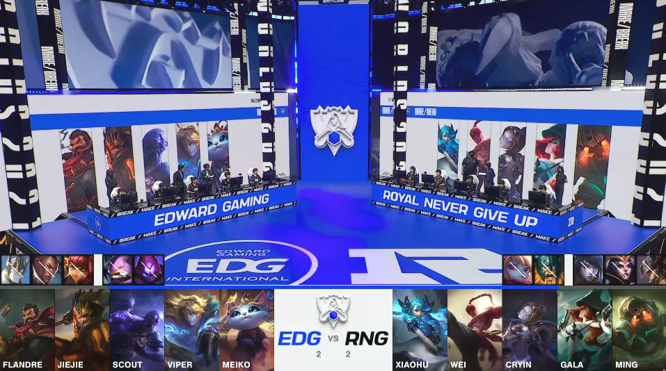 突破心魔！EDG成功击败RNG，队史首次晋级世界赛四强休闲区蓝鸢梦想 - Www.slyday.coM