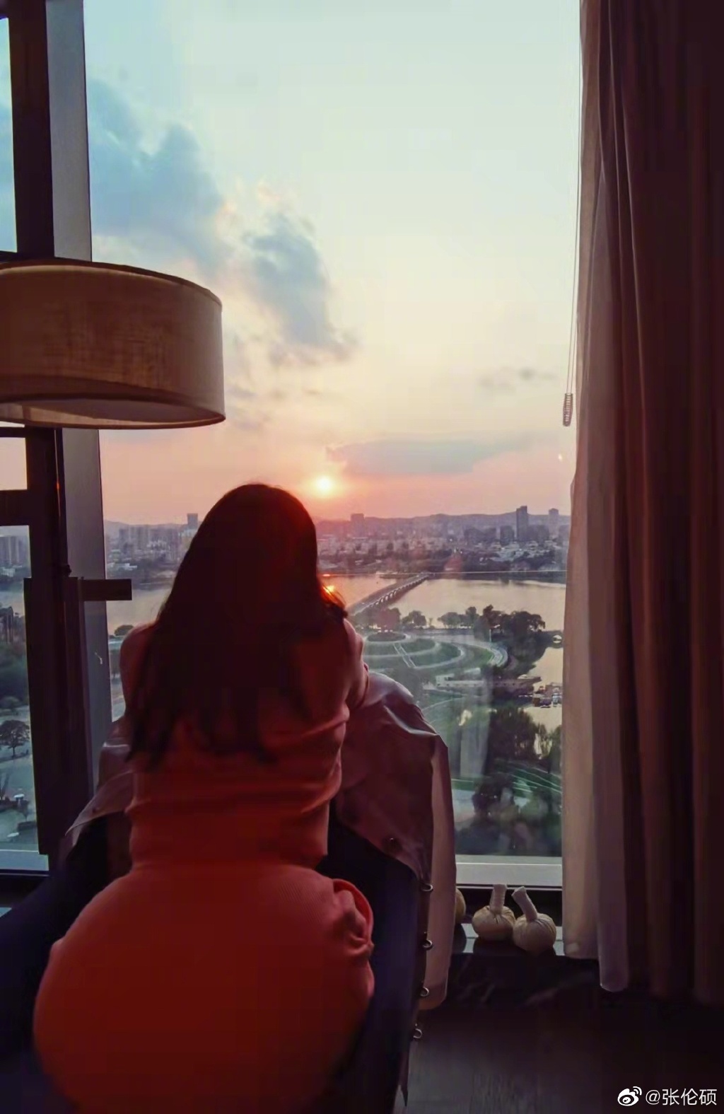 51岁钟丽缇窗边安静看夕阳突然说鲨鱼在吃鸡蛋整懵张伦硕