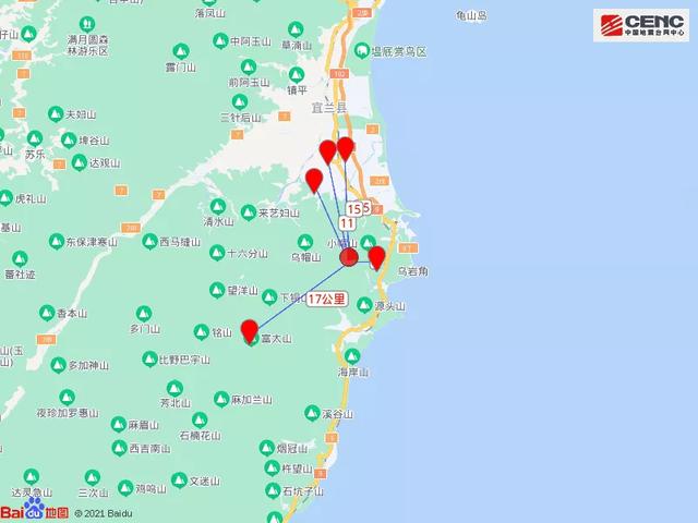 台湾宜兰县附近发生6.3级地震休闲区蓝鸢梦想 - Www.slyday.coM