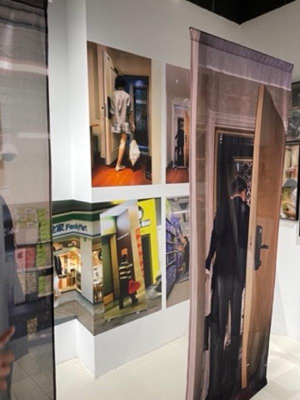 刘思典《与家人在家》展出现场