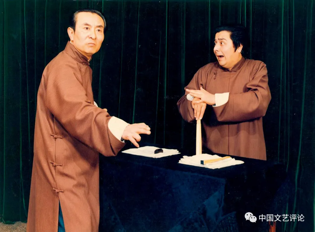 陈涌泉与李金斗合作表演相声《武松打虎》《武松打虎》是我们湍的