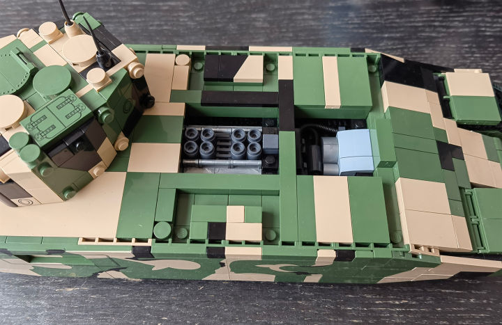 罕见的陆上巡洋舰试玩cobi积木tog2超重型坦克