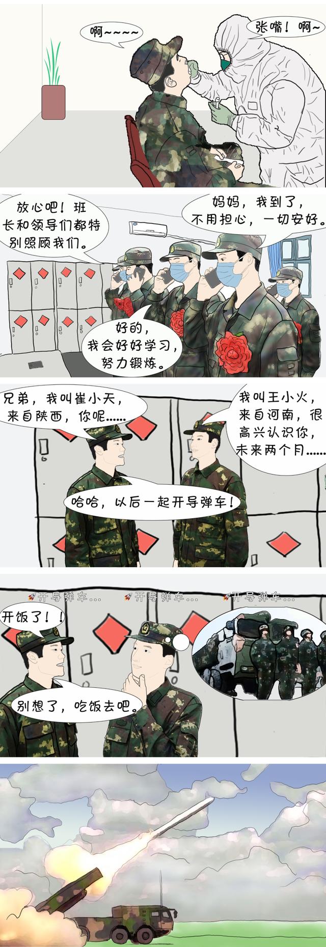 东风漫画 | 王小火当兵记:这是我梦想照进现实的