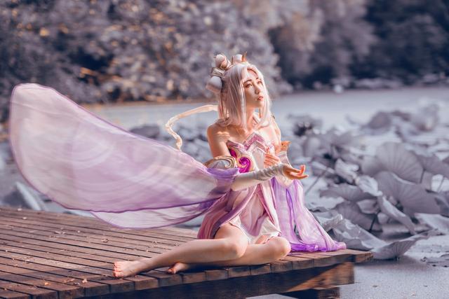 王者荣耀嫦娥原皮cosplay|王者荣耀|嫦娥_新浪新闻