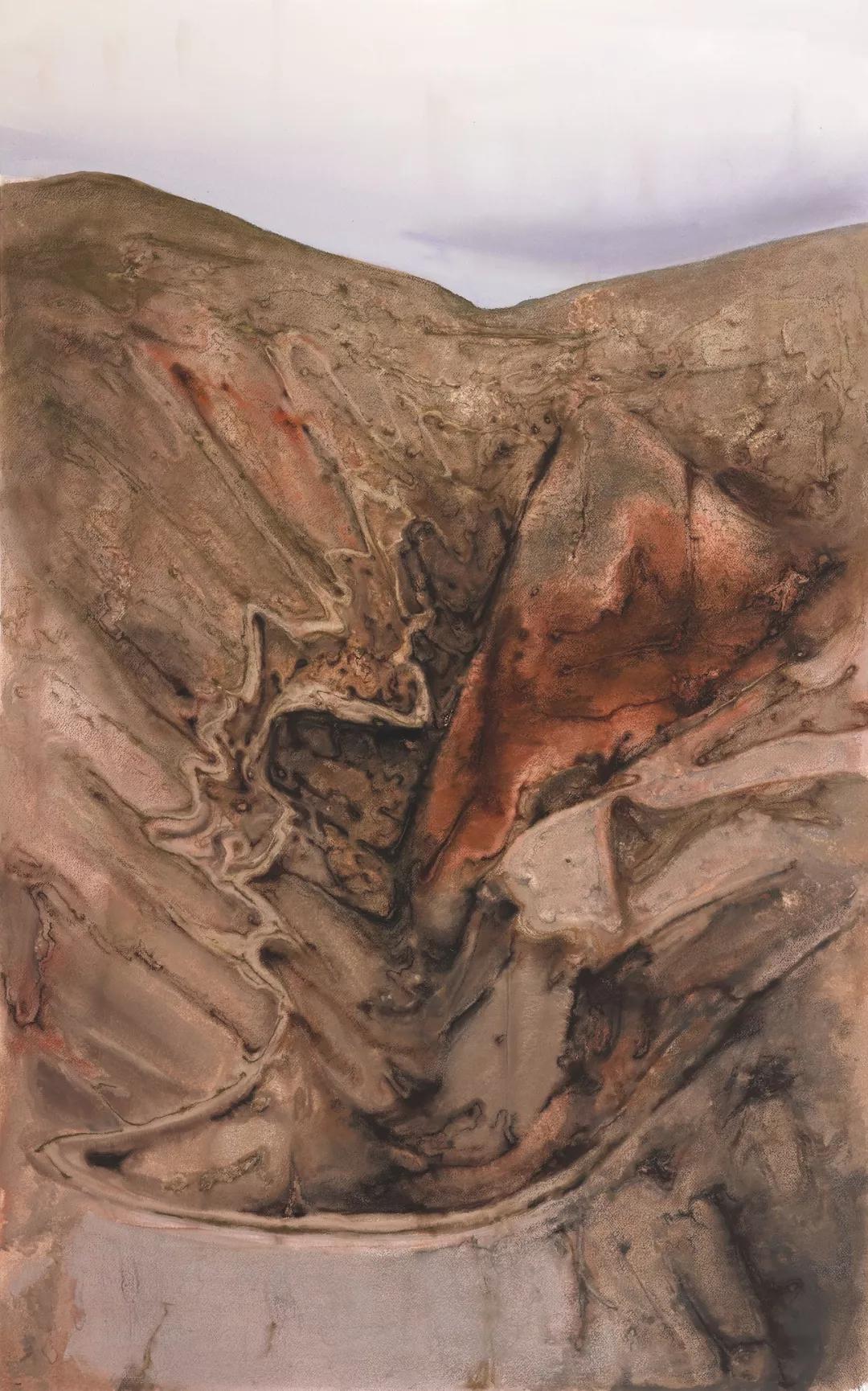 陆庆龙水彩粉画黄土系列作品