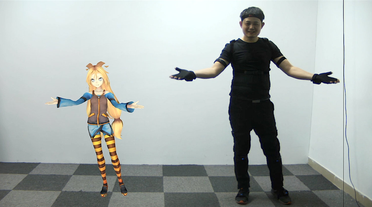 虚拟偶像的背后竟是大叔,动作捕捉实时驱动__财经头条