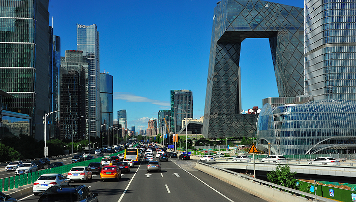 2021年9月6日,北京中央商务区.图片来源:人民视觉