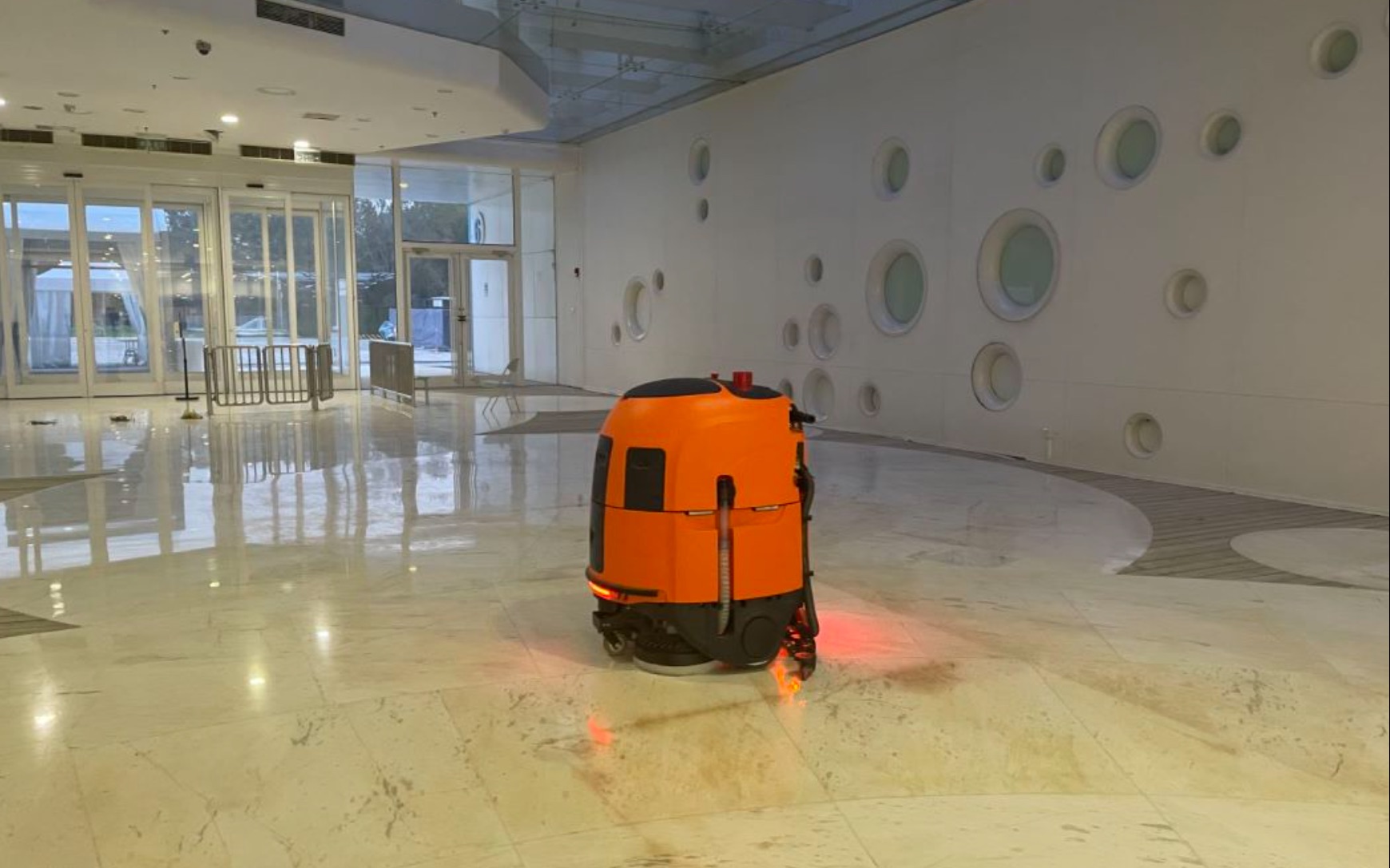 清扫机器人.国家游泳中心供图