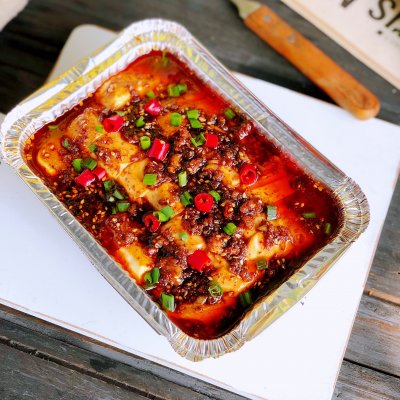 香辣锡纸烤豆腐|豆腐|香辣|肉末_新浪新闻